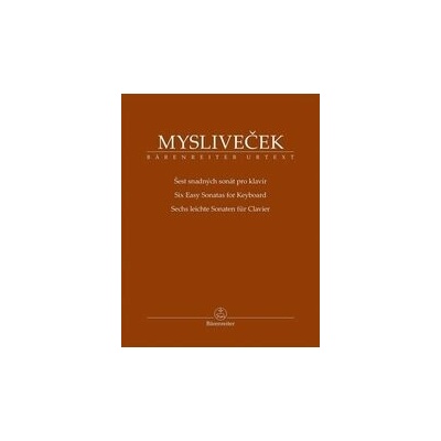 Šest snadných sonát pro klavír - Josef Mysliveček