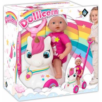 LOKO Toys LT Кукла Dollicorn 37 см. с Ride-On еднорог (1010337F)