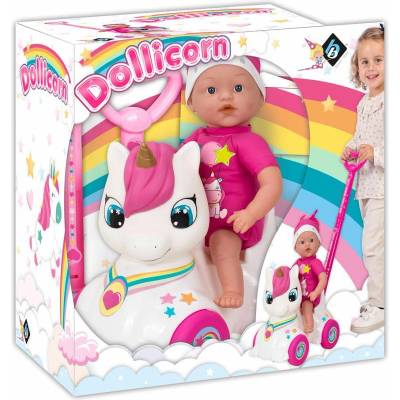 LOKO Toys LT Кукла Dollicorn 37 см. с Ride-On еднорог (1010337F)