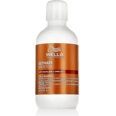 Wella Ultimate Smooth Shampoo 100 ml интензивно подхранващ шампоан за блясък и мекота на косата за жени