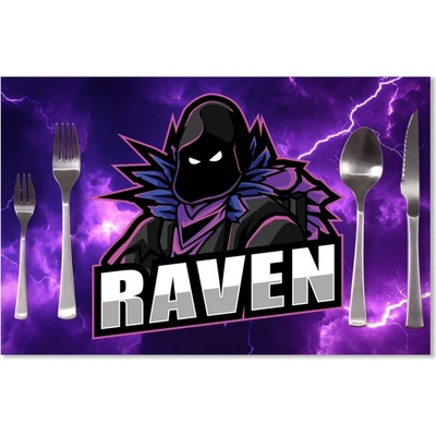 Sablio Prestieranie FORTNITE RAVEN Fialová búrka 40x30cm