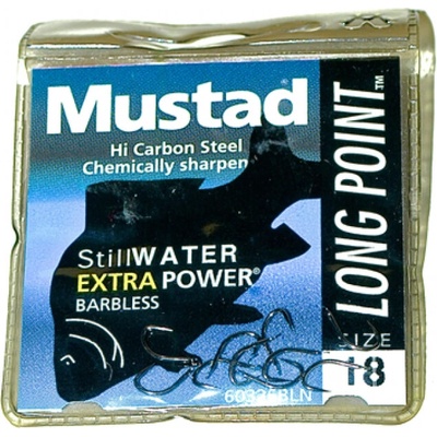 MUSTAD STILL WATER EXTRA POWER BARBLESS vel.14 10 ks