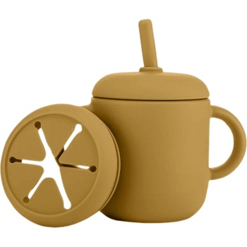 Reer 25075 Reer силиконова чаша 2в1 жълта (NEW024092)