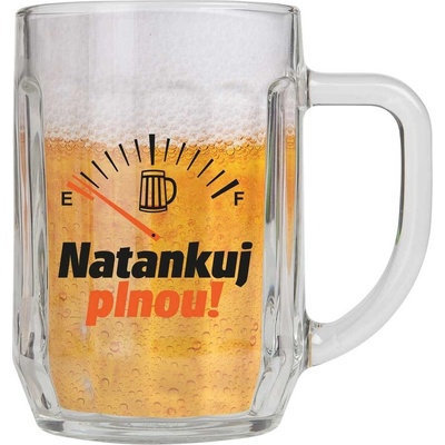 Bohemia Gifts Dárkový půllitr Natankuj 500 ml