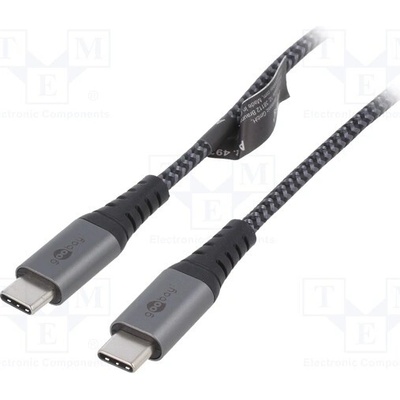 Goobay 49301 USB 20, USB C vidlice,z obou stran, 0,5m