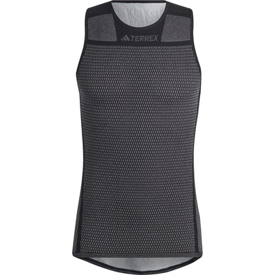 adidas Мъжки потник Adidas Terrex Drynamo Sleeveless Baselayer Tank Top Mens - Black/ White