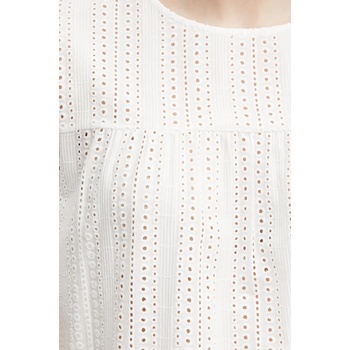 Max Mara Памучна блуза Weekend Max Mara дамска в бяло с изчистен дизайн 2515941072600 (2515941072600)