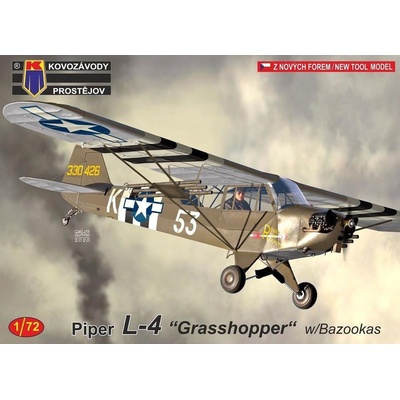 Kovozávody Prostějov Piper L-4 Grasshopper w Bazookas 1:72