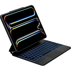 Typecase Калъф Typecase Edge с клавиатура за iPad Air 13"" 2024/2025, въглеродно (Typ000038)