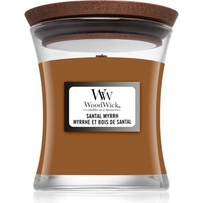WoodWick Santal Myrrh ароматна свещ 85 гр