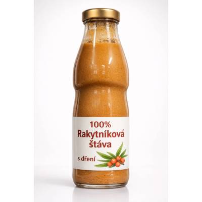 Salute Livi Rakytníková šťáva s dření 100% 0,5 l