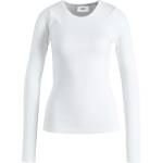 JJXX Тениска JJXX Kids Freya Cotton Rib Long-Sleeve Slim-Fit T-Shirt - Bright White