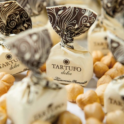 Gustone Antica Torroneria Tartufino dolce nero di Alba čokoládové lanýže 100 g