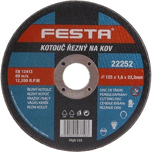 FESTA Диск за рязане на метал 125x1.6x22.2 мм 22252.01 (22252.01)