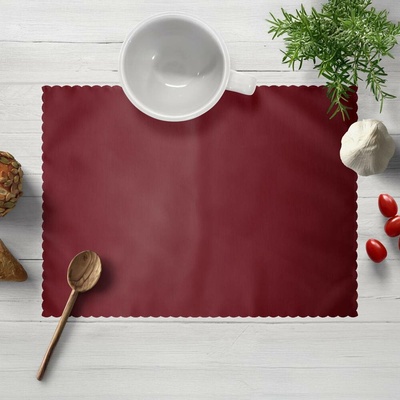 Biante Teflonové prostírání TF-095 Vínově červené bez vzoru 30x40cm