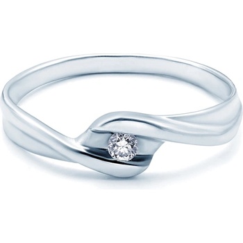 SAVICKI Годежен пръстен savicki: бяло злато, диамант