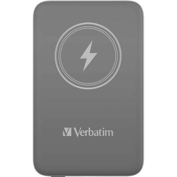 Verbatim Външна батерия Charge 'n' Go, магнитна, 10000 mAh, сива (2101050036)