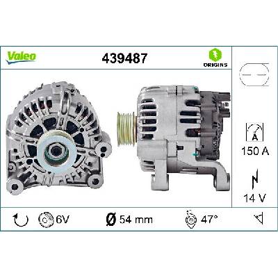 Alternátor VALEO 439487