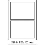 CDRmarket Самозалепващи етикети 180 x 130 мм, 2 етикета, A4, 100 листа (R0100.3945A)