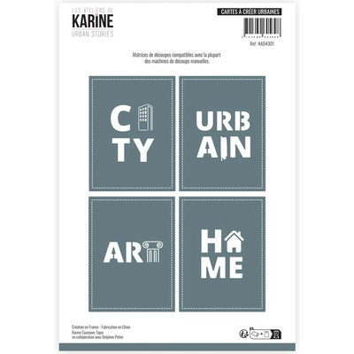Les ateliers de Karine Vyřezávací šablony Nápisy Urban Stories – Zbozi.Blesk.cz
