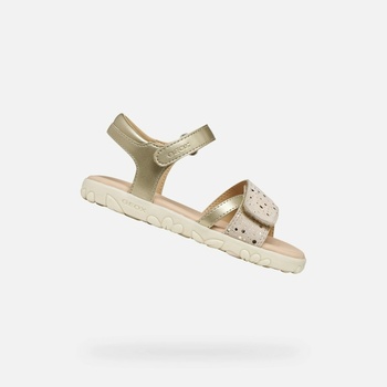 Geox Златни детски сандали Geox Sandal Haiti Geox | Zlaten | Момичешки | 28