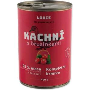LOUIE Консерва LOUIE патешко с боровинки, витамини и минерали 400g (6824-14030)