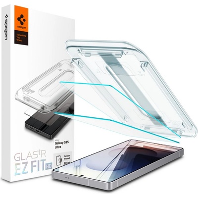 2 стъклени протектора за дисплей на Samsung Galaxy S25 Ultraот Spigen Glas. TR " Ez Fit" HD - Прозрачни (8809971239134)