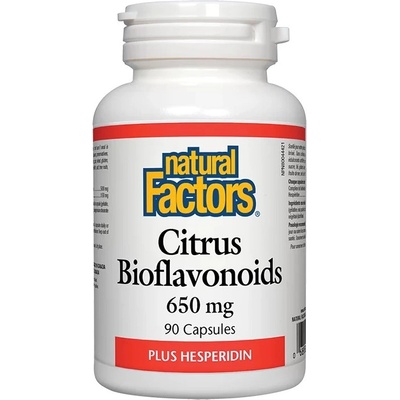 Natural Factors Citrus Bioflavonoids, 90 капсули, Natural Factors