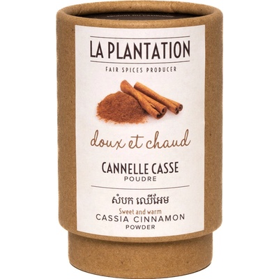 La Plantation Skořice mletá Cassia Cinamon tubus 50 g – Hledejceny.cz