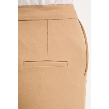 Morgan Панталон Morgan PETAL. F в бежово със стандартна кройка, с висока талия PETAL. F (PETAL.F)