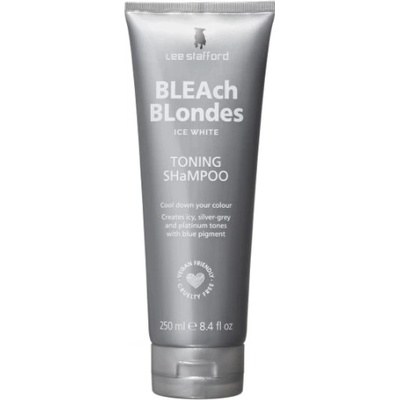 Lee Stafford Ice White Shampoo pro ledový odstín blond vlasů 250 ml