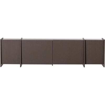WOOOD Тъмнокафява маса за телевизор от декор от ясен 200x53x44 cm Brock - WOOOD (377891-MI)