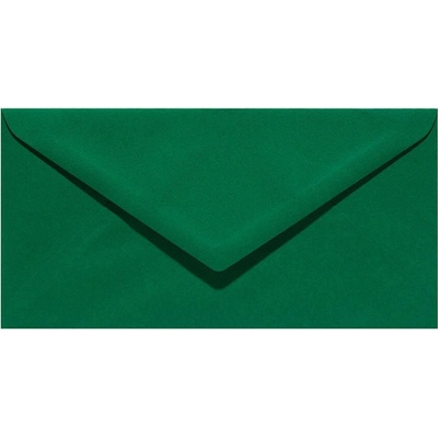 Плик цветен риб DL 110x220 mm 50 бр. Т. зелен (DL 110)