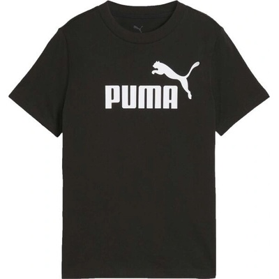 Puma ESSENTIALS NO. 1 LOGO TEE G Dívčí triko, černá, – Zboží Dáma