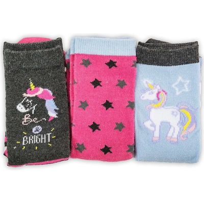 Pidilidi, PD0134 01 veselé ponožky FUNNY dívčí 3pack