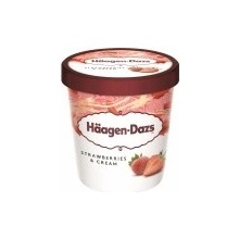 Häagen-Dazs Strawberries & Cream 460 ml