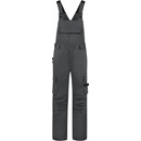 Tricorp Bib & Brace Twill Cordura Pracovní kalhoty s laclem unisex T67 tmavo šedá