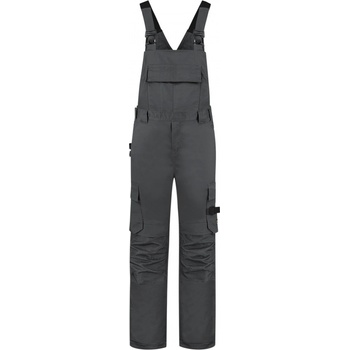 Tricorp Bib & Brace Twill Cordura Pracovní kalhoty s laclem unisex T67 tmavo šedá