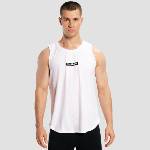 GymBeam Мъжки топ Combat White M