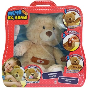 Felyx Toys Интерактивна плюшена играчка Felyx Toys - Мечо Ох, Боли! (HUN1840) - baby