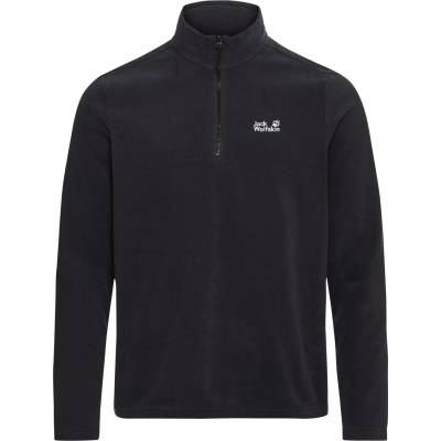 Jack Wolfskin Мъжки поларен пуловер Jack Wolfskin Taunus 100 Halfzip Fleece jumper - Black (005-7014-0112)