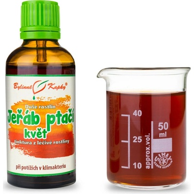Jarabina vtáčia kvet bylinné kvapky tinktúra duša rastlín 50 ml