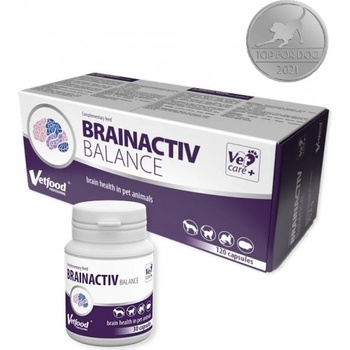 VetFood Brainactiv Balance - хранителна добавка, подпомагаща нервната система на животните, 30 капсули - Полша