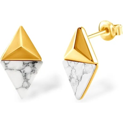 SAVICKI обеци: позлатено сребро. хаулит