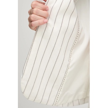 Pedro del Hierro Сако с лен Pedro del Hierro в бежово с едно копче 7319821 (7319821)