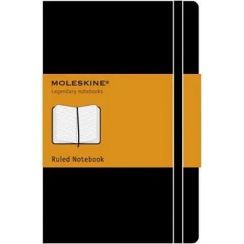 Moleskine srl Moleskine Pocket Hardcover Ruled Notebook Black | Moleskine