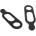 FWE 2 Rubber Bands for Back Up T-Light & 150 Lumen Front -