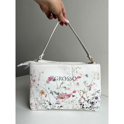 Grosso Trojpriehradková kabelka GS-3911-white