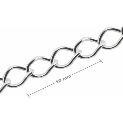 Stříbrný řetízek v metráži 2,9 mm - 1 m