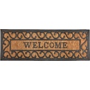 ESSCHERT DESIGN BEST FOR BOOTS s kokosovým vláknem a nápisem Welcome černá s přírodní 75 x 25 cm